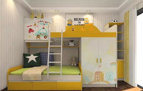 一室双孩！儿童房设计秘籍大公开，打造男孩女孩都爱的梦幻空间！